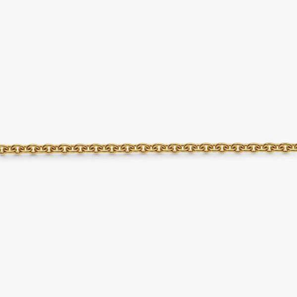 Chaine Arthus Bertrand Forçat Rond 0,50 80 Cm Vermeil