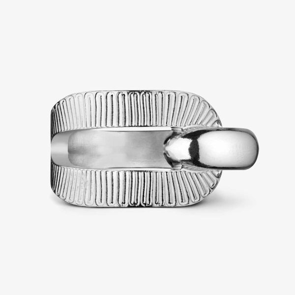 Bague Arthus Bertrand Ruban Asymetrique Argent