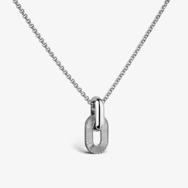 Collier Arthus Bertrand Ruban 42-40-38 Cm Argent