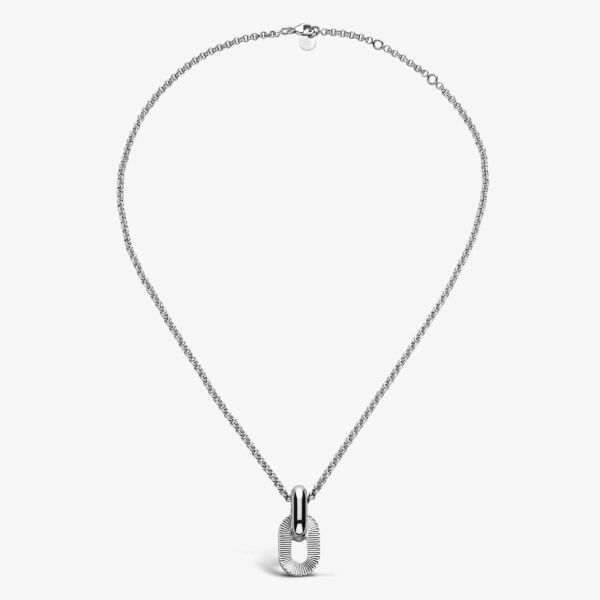 Collier Arthus Bertrand Ruban 42-40-38 Cm Argent