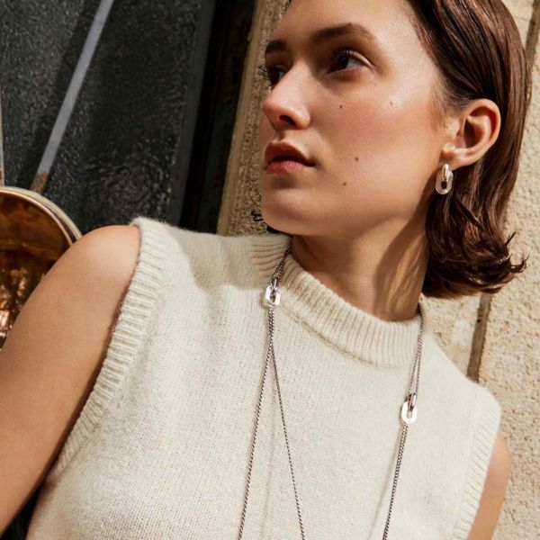 Boucles D'oreilles Arthus Bertrand Ruban Argent