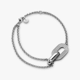 Bracelet Arthus Bertrand Ruban Chaine Arthus Bertrand Jaseron 18-16cm Ag
