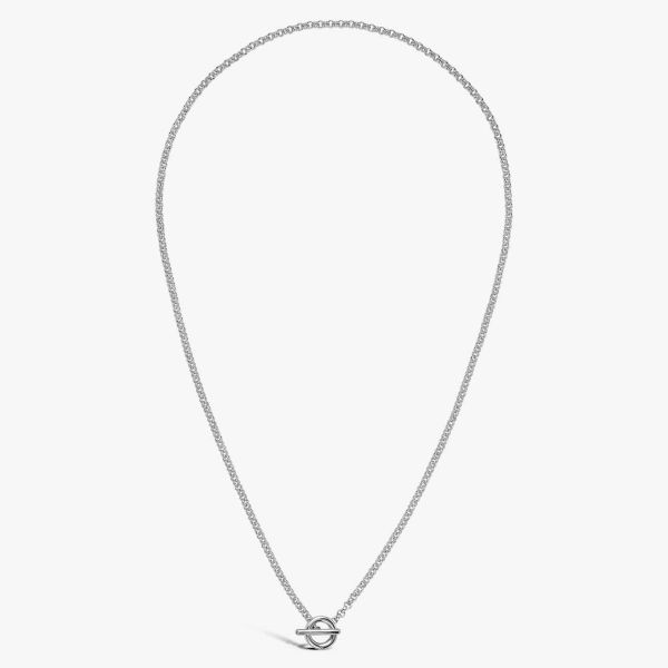 Collier Arthus Bertrand Anneau Ouvrant Jaseron 53cm Argent