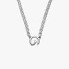 Collier Arthus Bertrand Anneau Ouvrant Jaseron 80cm Argent