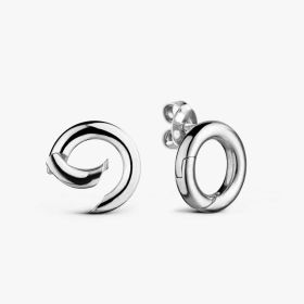 Boucles D'oreilles Arthus Bertrand Anneau Ouvrant Op Argent