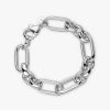 Bracelet Arthus Bertrand Orsay Maille Ovale 20cm Argent