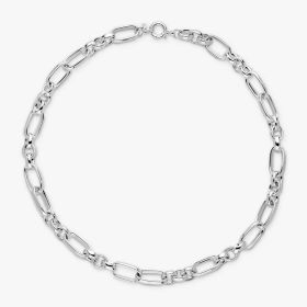 Collier Arthus Bertrand Orsay Maille Ovale 65cm Argent