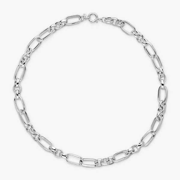 Collier Arthus Bertrand Orsay Maille Ovale 65cm Argent