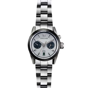 Montre March LA.B Agenda Automatique Cadran Double Acier Brossé 3 Maillons