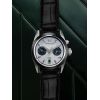 Montre March LA.B Agenda Automatique Cadran Double Alligator Noir