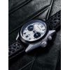 Montre March LA.B Agenda Automatique Cadran Double Buffle Perforé Noir