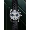Montre March LA.B Agenda Automatique Cadran Double Buffle Perforé Noir