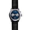 Montre March LA.B Agenda Supra Automatique Cadran Navy Alligator Noir