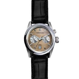 Montre March LA.B Agenda Supra Automatique Cadran Shelter Alligator Noir