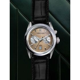 Montre March LA.B Agenda Supra Automatique Cadran Shelter Alligator Noir