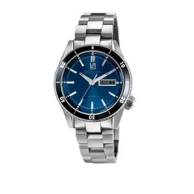 Montre March LA.B Bonzer Electrique Ocean Acier Brossé 3 Maillons