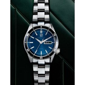 Montre March LA.B Bonzer Electrique Ocean Acier Brossé 3 Maillons