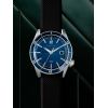 Montre March LA.B Bonzer Automatique Cadran Double Blue Silicone Noir