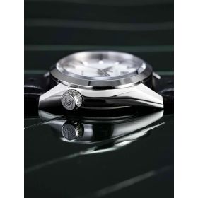 Montre March LA.B AM89 Electrique White Alligator Noir