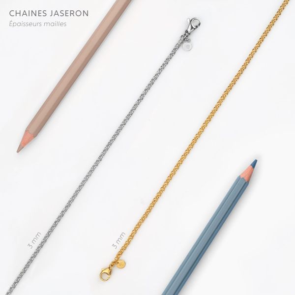 Chaine Arthus Bertrand Jaseron 3mm 70cm Argent