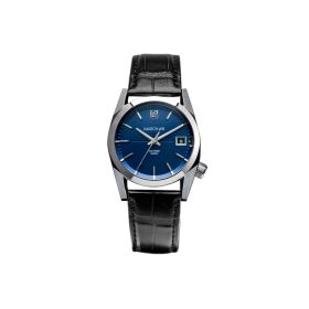 Montre March LA.B AM69 Automatique Cadran Navy Alligator Noir