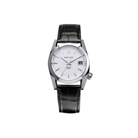 Montre March LA.B AM69 Automatique Cadran White Alligator Noir