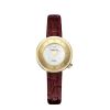 Montre March LA.B Lady Volante Electrique Nacre Alligator Marron