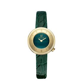 Montre March LA.B Lady Volante Electrique Malachite Alligator Vert