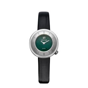 Montre March LA.B Lady Volante Electrique Forest Chevreau Noir
