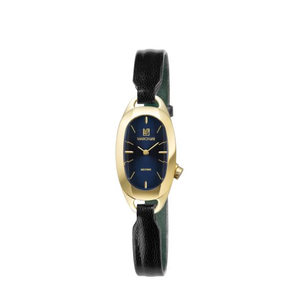 Montre March LA.B Oblongue Electrique Amiral Chevreau Noir