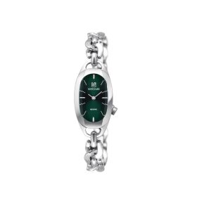 Montre March LA.B Oblongue Electrique Forest Gourmette Acier