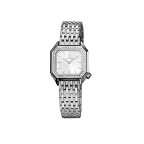 Montre March LA.B Lady Mansart Electrique Diamants Acier Acier Poli-Brossé 9 maillons