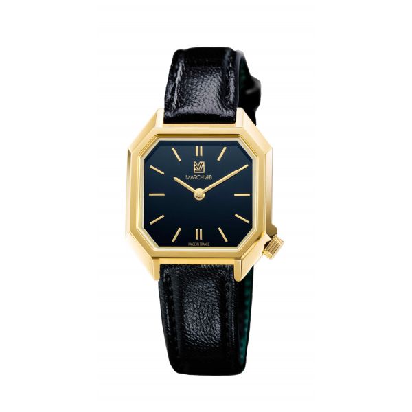 Montre March LA.B Milady Mansart Electrique SupremeChevreau Noir