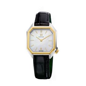 Montre March LA.B Milady Mansart Electrique NacreAlligator Noir
