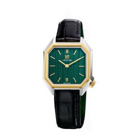 Montre March LA.B Milady Mansart Electrique Chevrons EmeraldAlligator Noir