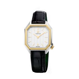 Montre March LA.B Milady Mansart Electrique Metalic Alligator Noir