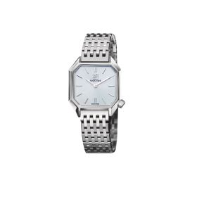 Montre March LA.B Dandy Mansart Electrique White Acier poli-brossé 9 Maillons