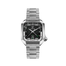 Montre March LA.B AM2 GMT Automatique Cadran Black Acier Brossé 3 maillons
