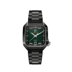 Montre March LA.B AM2 Slim Automatique Cadran Ultimate Acier Brossé 3 maillons DLC Noir