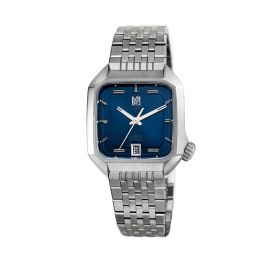 Montre March LA.B AM2 Slim Automatique Cadran Navy Acier Brossé 7 Maillons
