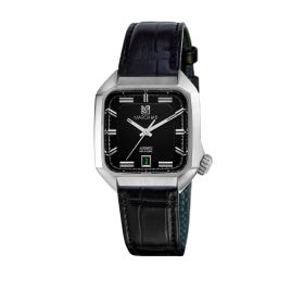 Montre March LA.B AM2 AutomatiqueBlackAlligator Noir