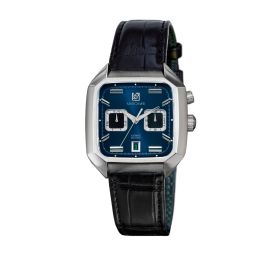 Montre March LA.B AM2 Calendar Automatique Cadran Ocean Alligator Noir