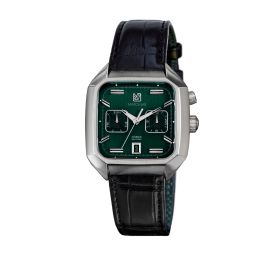 Montre March LA.B AM2 Calendar Automatique Cadran Grall Alligator Noir