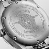 Montre Longines Spirit Zulu Time Lunette Céramique Bleue Bracelet Acier 42mm