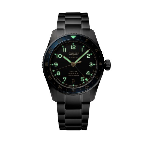 Montre Longines Spirit Zulu Time 1925 Acier Inoxydable Or Rose