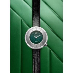 Montre March LA.B Lady Volante Electrique Forest Chevreau Noir