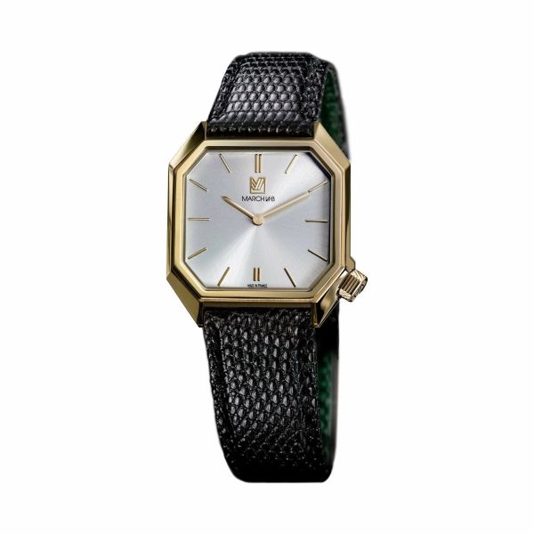 Montre March LA.B Mansart Electrique Continental Lézard Noir