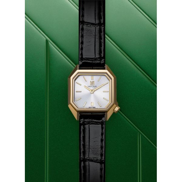 Montre March LA.B Mansart Electrique Continental Alligator Noir