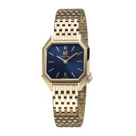 Montre March LA.B Dandy Mansart Electrique Amiral Acier poli-brossé 9 Maillons dorés