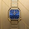 Montre March LA.B Dandy Mansart Electrique Amiral Acier poli-brossé 9 Maillons dorés